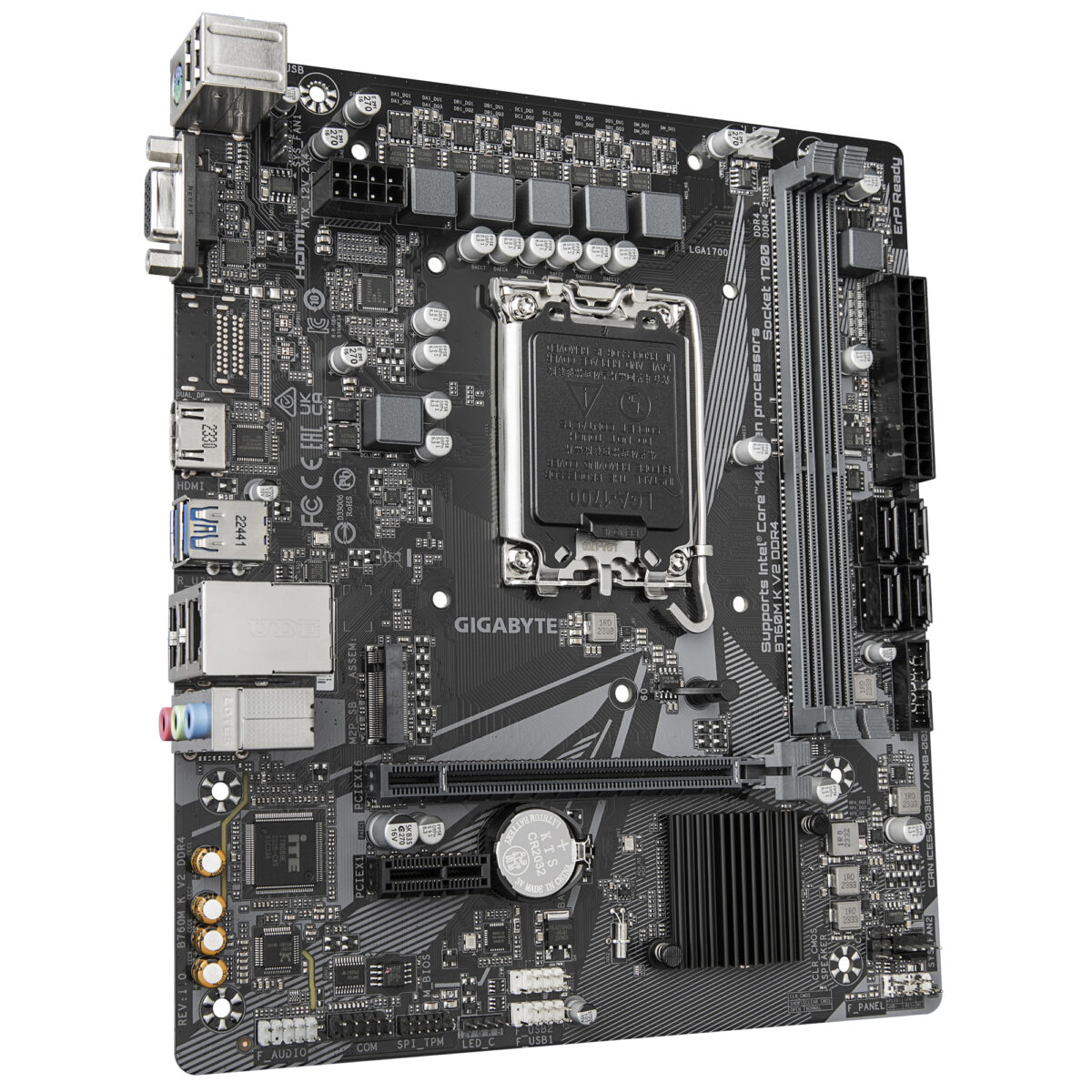 MB GIGABYTE S1700 B760M K V2 DDR4 BOX M-ATX - Imagen 3