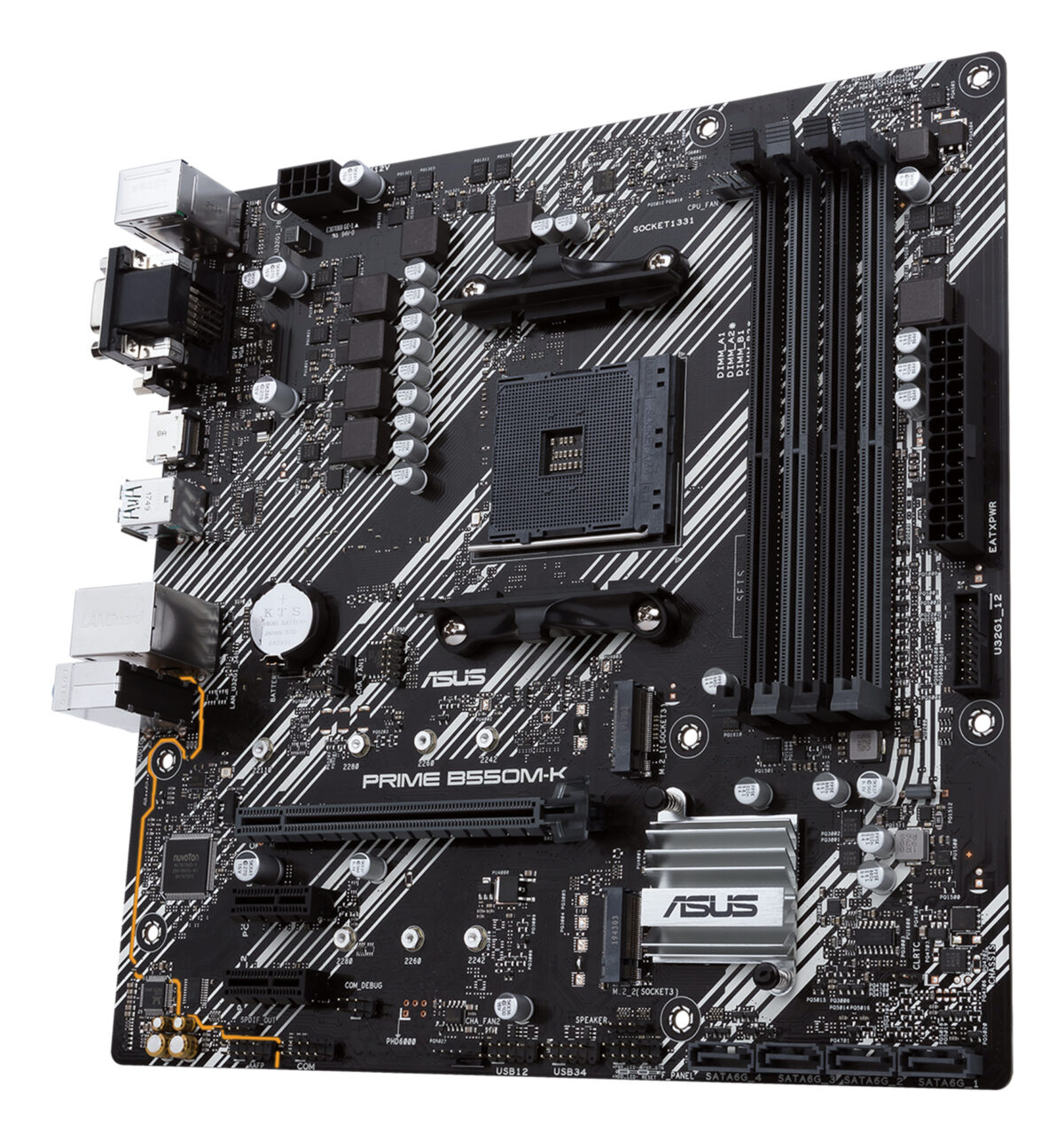 MB ASUS AM4 PRIME B550M-K DDR4 BOX M-ATX - Imagen 4