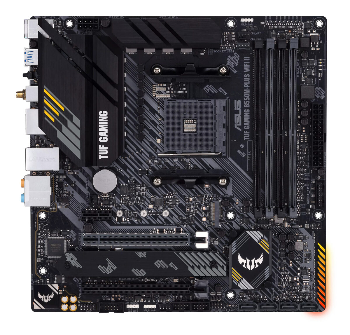 MB ASUS AM4 TUF GAMING B550M-PLUS WIFI II DDR4 BOX - Imagen 2