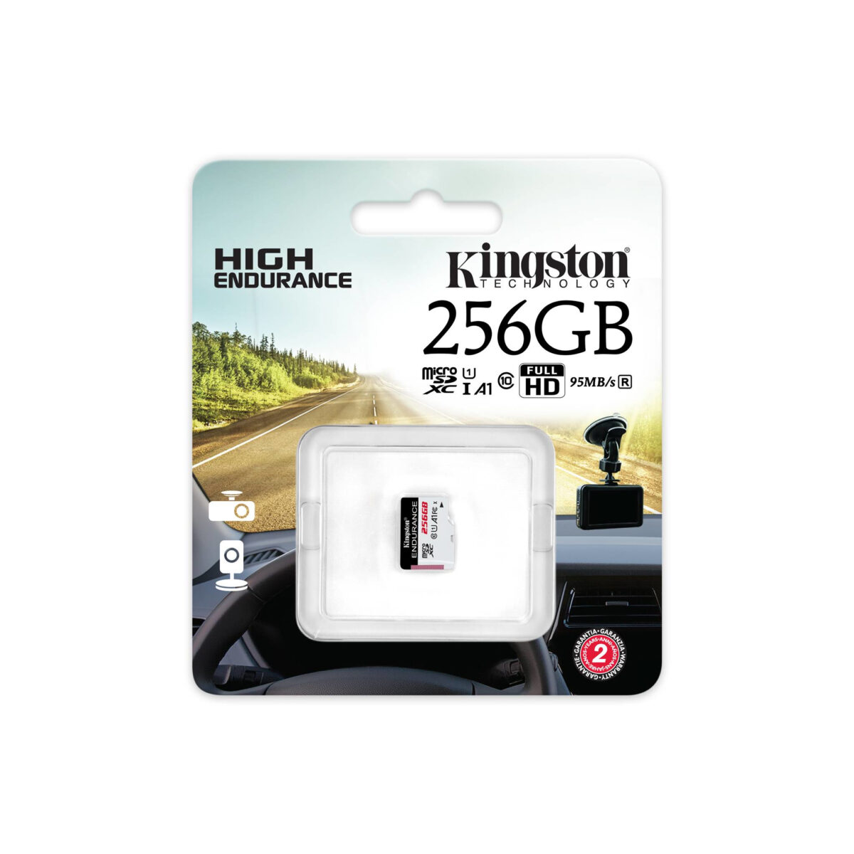 MICRO SD 256G KINGSTON ENDURANCE P/VIDEOVIGILANCIA - Imagen 3