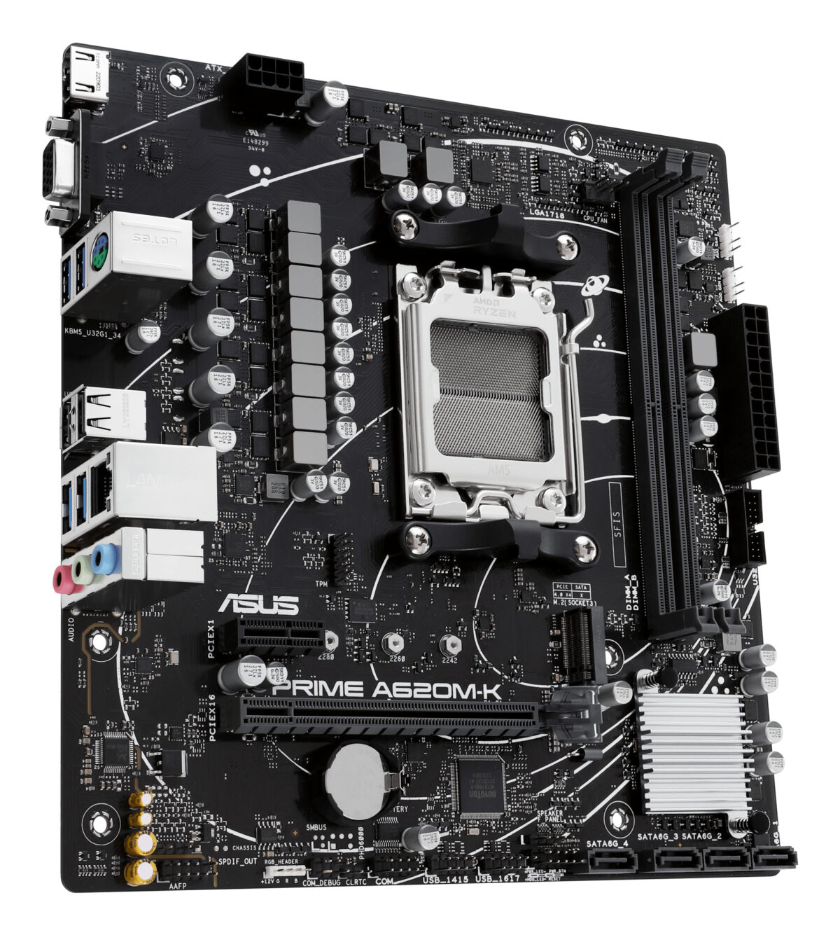 MB ASUS AM5 PRIME A620M-K DDR5 BOX M-ATX - Imagen 4