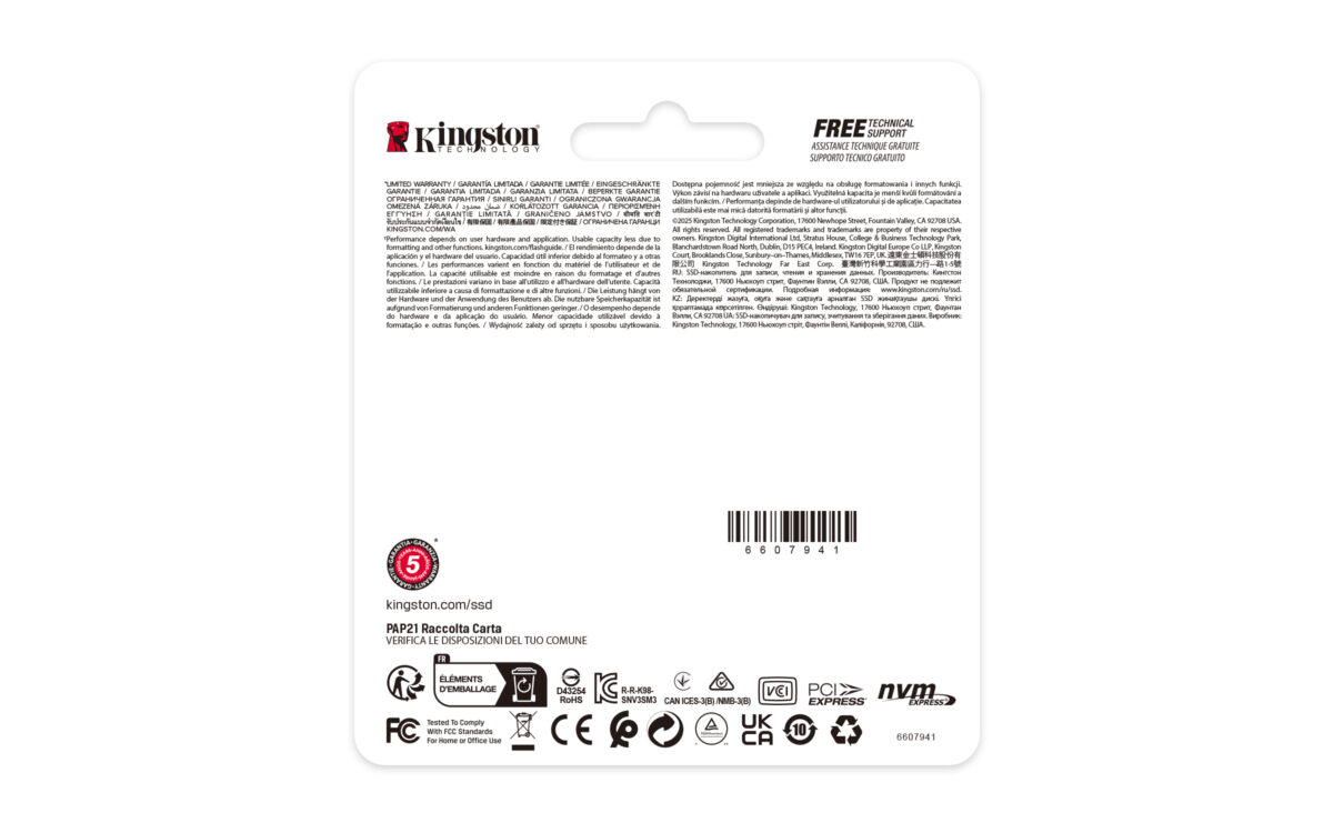 SSD M.2 NVME 2TB G4 KINGSTON NV3 2230 - Imagen 4
