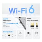 PLACA RED USB TP-LINK TX10UB NANO AX900 WIFI6 - Imagen 4