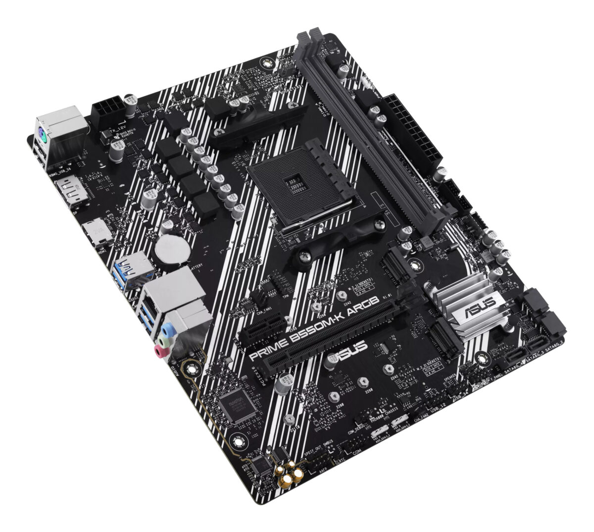 MB ASUS AM4 PRIME B550M-K ARGB DDR4 BOX M-ATX - Imagen 5