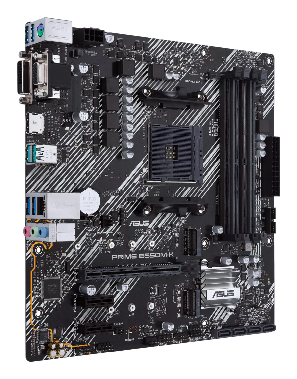 MB ASUS AM4 PRIME B550M-K DDR4 BOX M-ATX - Imagen 2