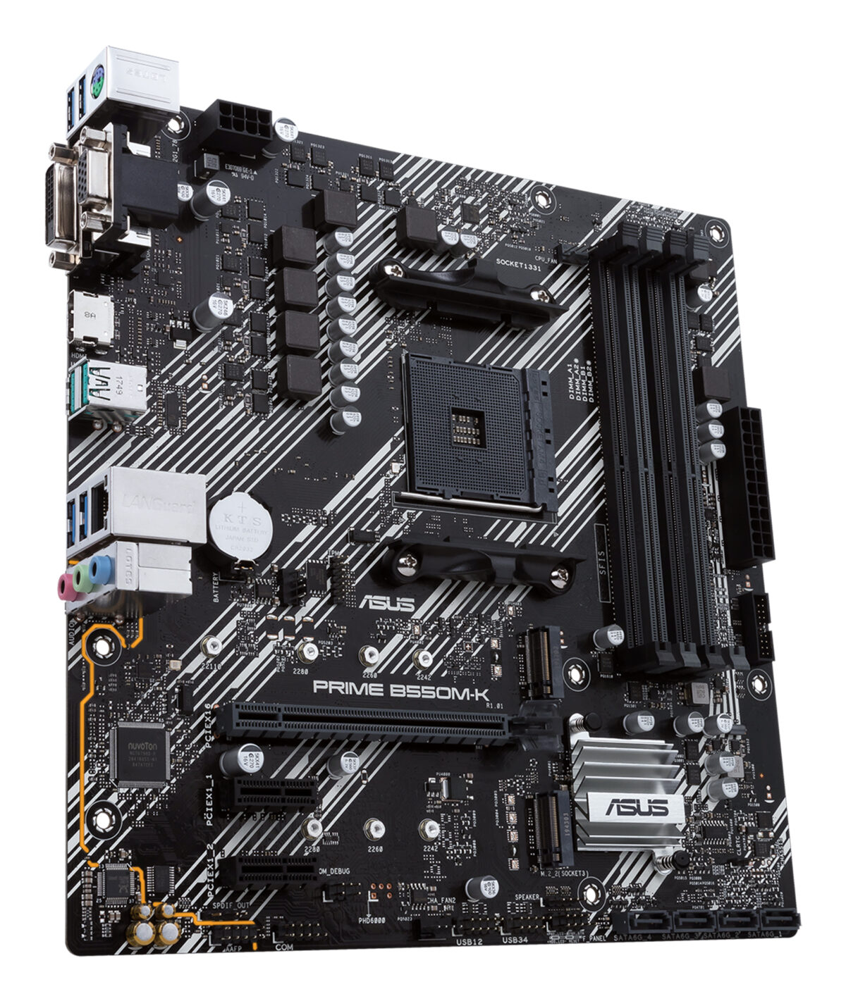 MB ASUS AM4 PRIME B550M-K DDR4 BOX M-ATX - Imagen 3