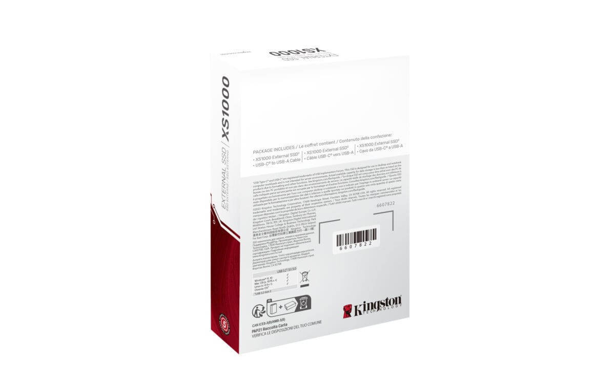 SSD EXTERNO 1TB KINGSTON XS1000 - Imagen 4