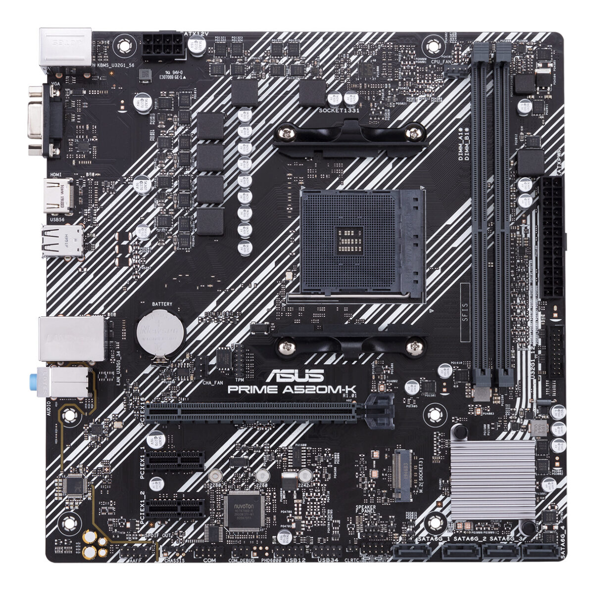 MB ASUS AM4 PRIME A520M-K DDR4 BOX M-ATX - Imagen 2
