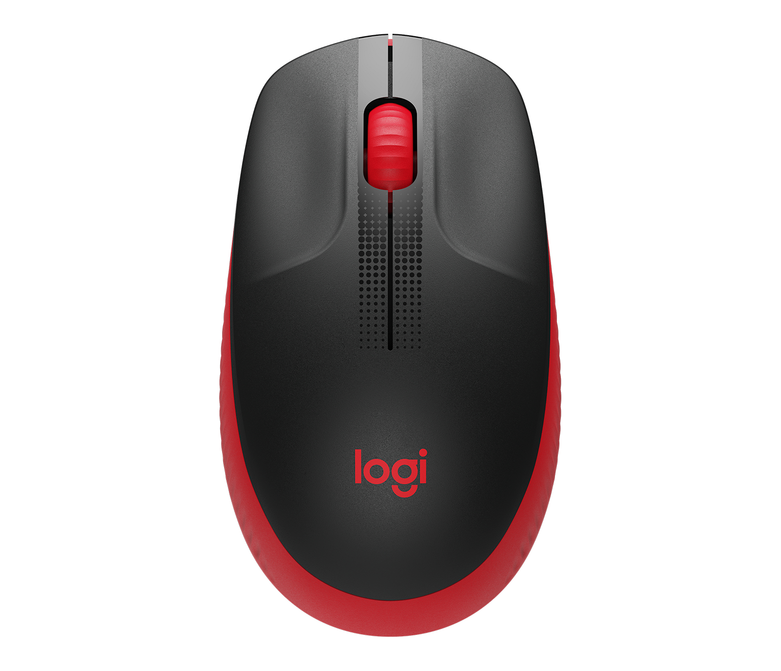85803153_0191899802 MOUSE LOGITECH M190 WIRELESS RED - Imagen 1