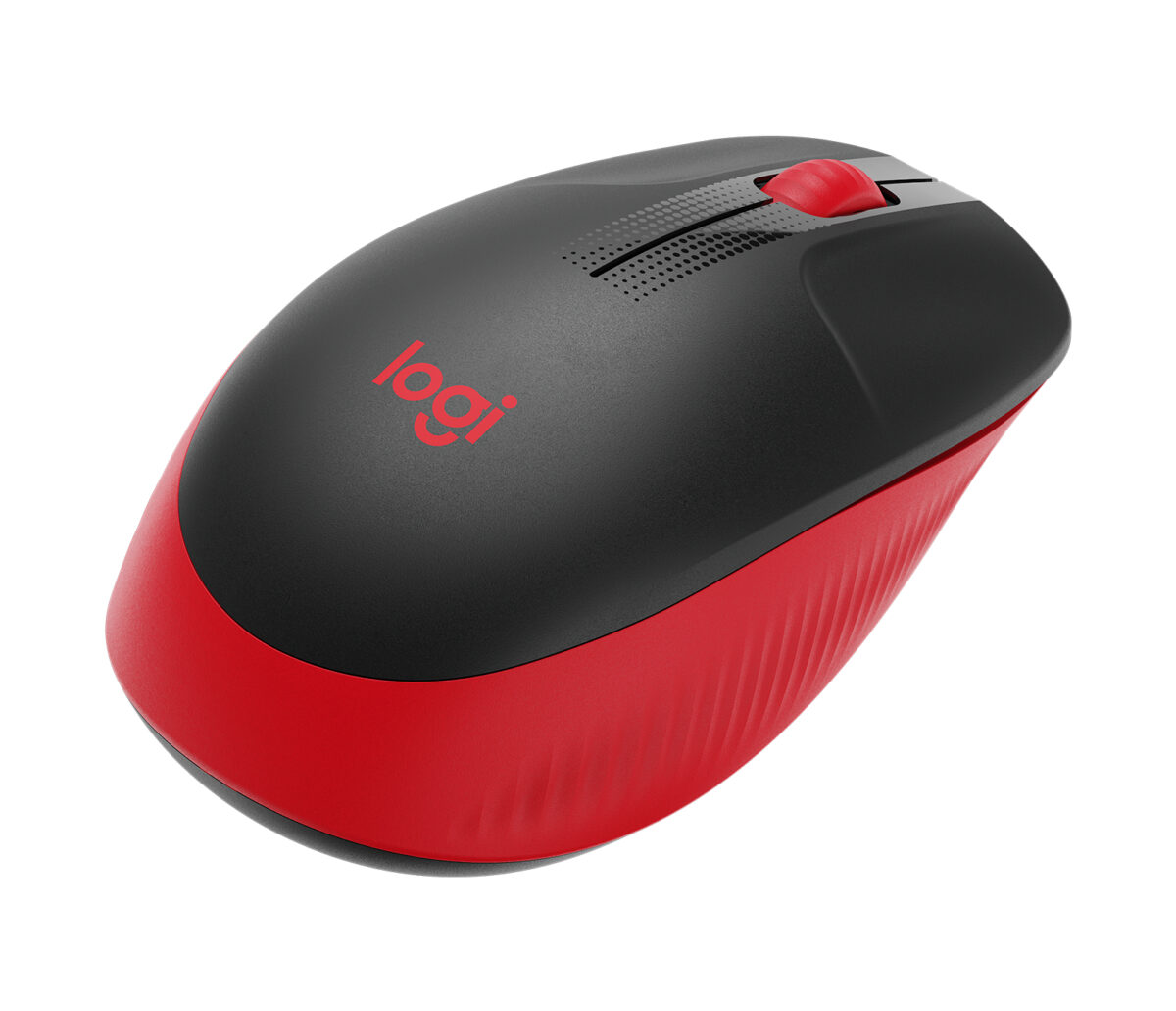 MOUSE LOGITECH M190 WIRELESS RED - Imagen 4