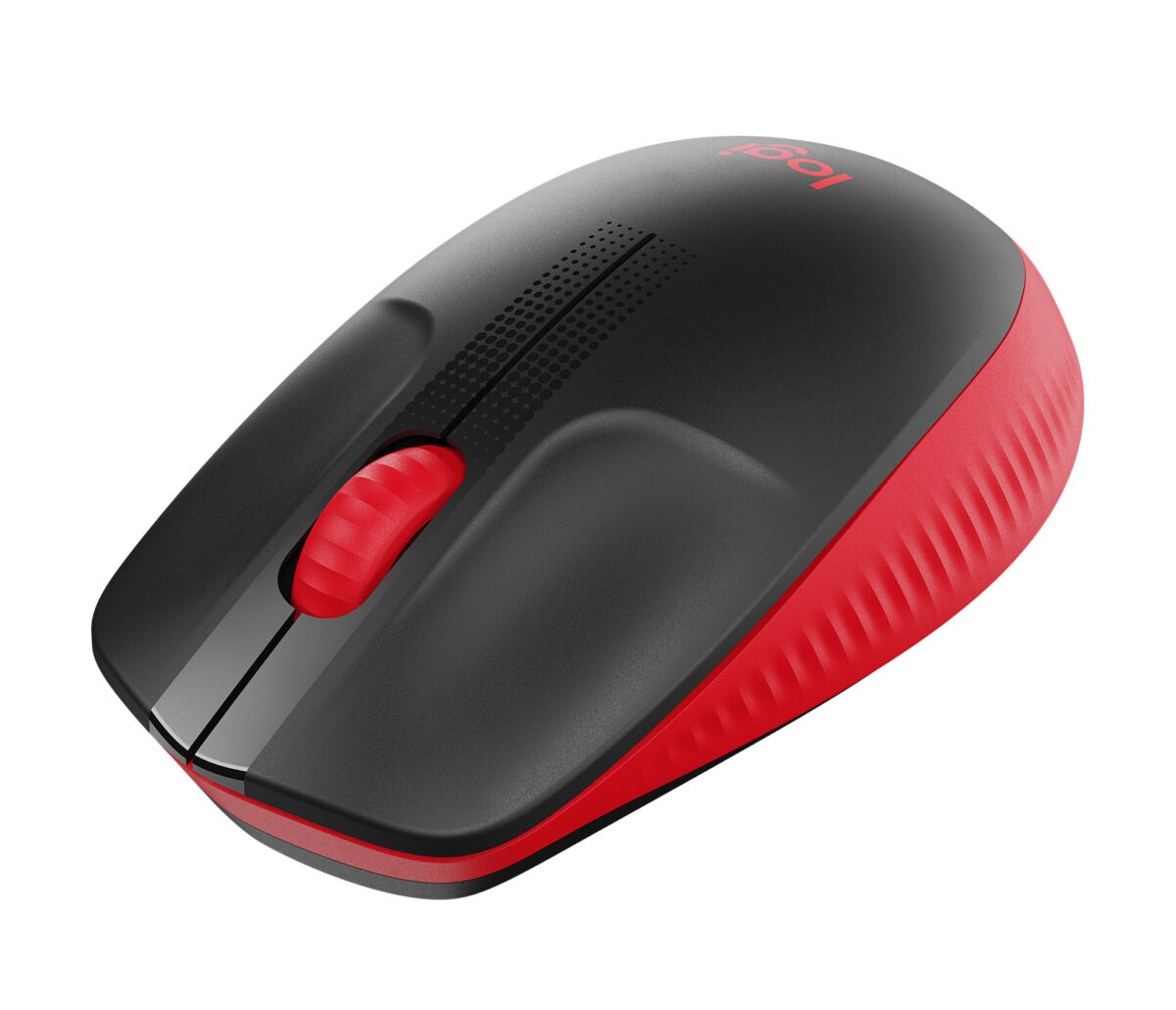 MOUSE LOGITECH M190 WIRELESS RED - Imagen 3