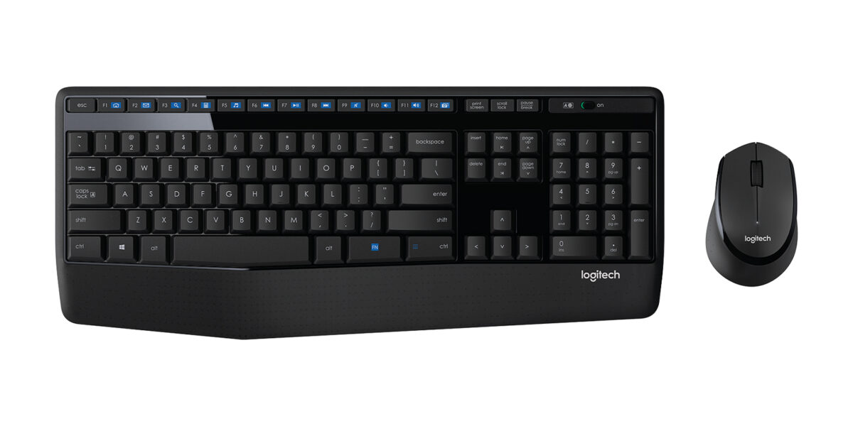 TEC+MOUSE LOGITECH MK345 WIRELESS BLACK LATINO - Imagen 2