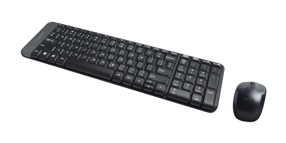 TEC+MOUSE LOGITECH MK220 WIRELESS BLACK LATINO - Imagen 2