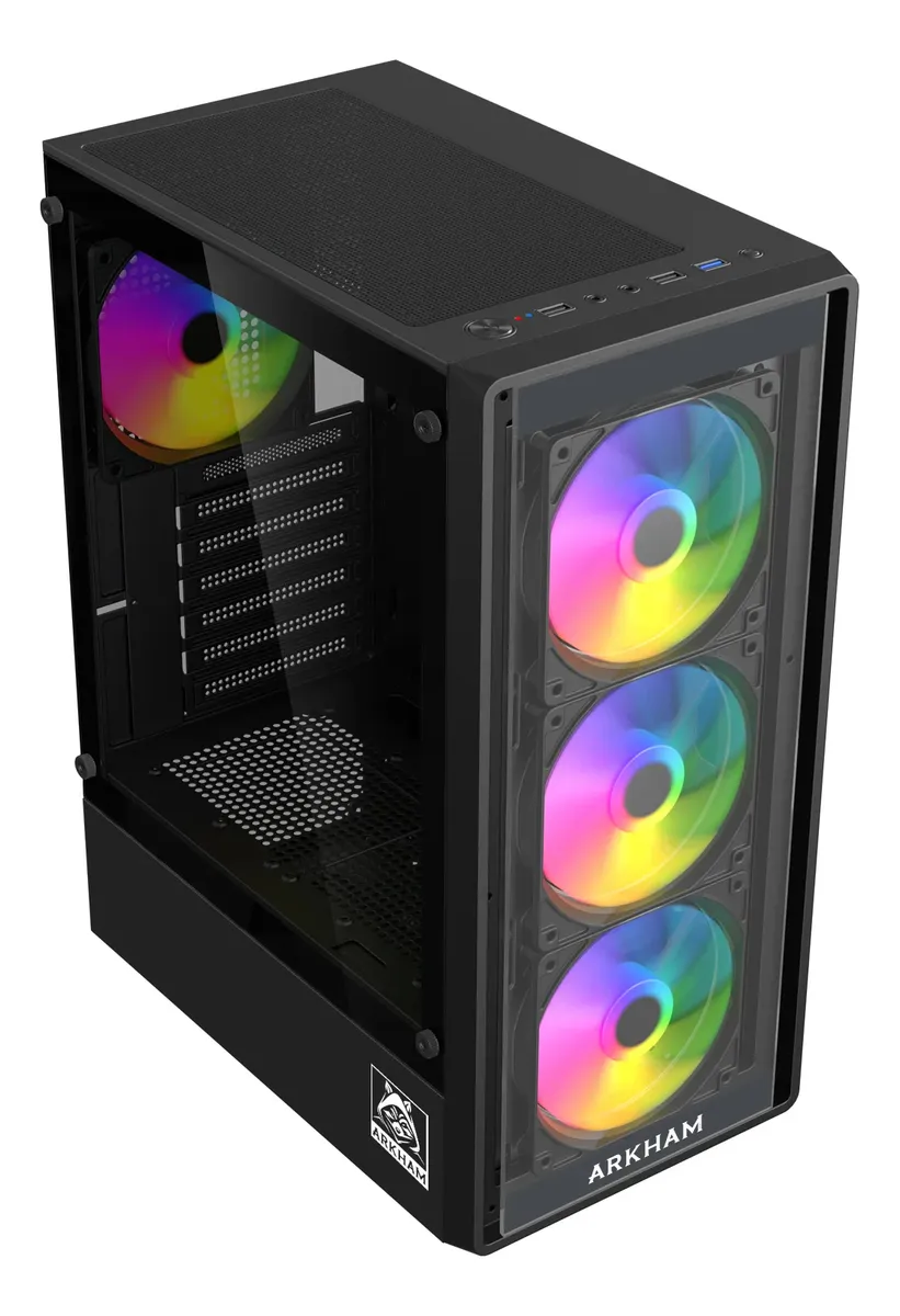 D_NQ_NP_2X_893239-MLA100188056333_122025-F GAB ARKHAM CANCRI ECO 4*FAN ARGB ATX - Imagen 1