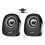 PARLANTES GENIUS SP-U125 USB POWER BLACK