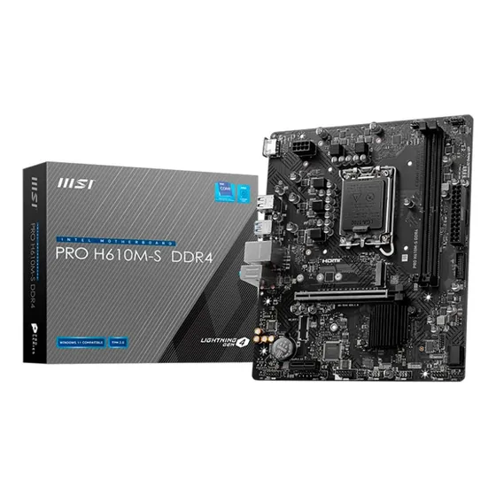 D_Q_NP_2X_709265-MLA99962373245_112025-E MB MSI S1700 PRO H610M-S DDR4 BOX M-ATX - Imagen 1