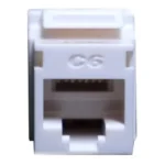 JACK RJ45 HEMBRA CAT.6 GLC 110 IDC A/B  BLANCO