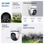 CAMARA IP CLOUD TP-LINK TAPO C530WS 3K QHD EXT PTZ - Imagen 5