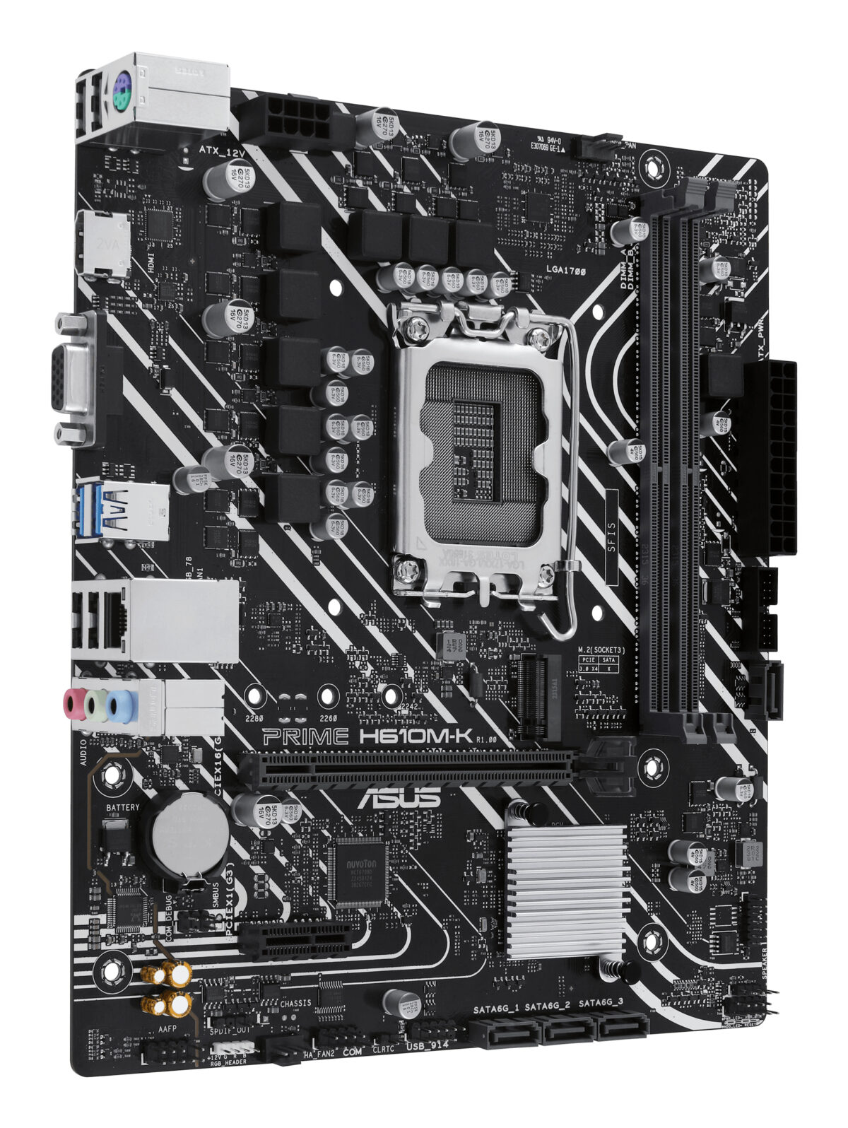 MB ASUS S1700 PRIME H610M-K DDR5 BOX M-ATX - Imagen 3
