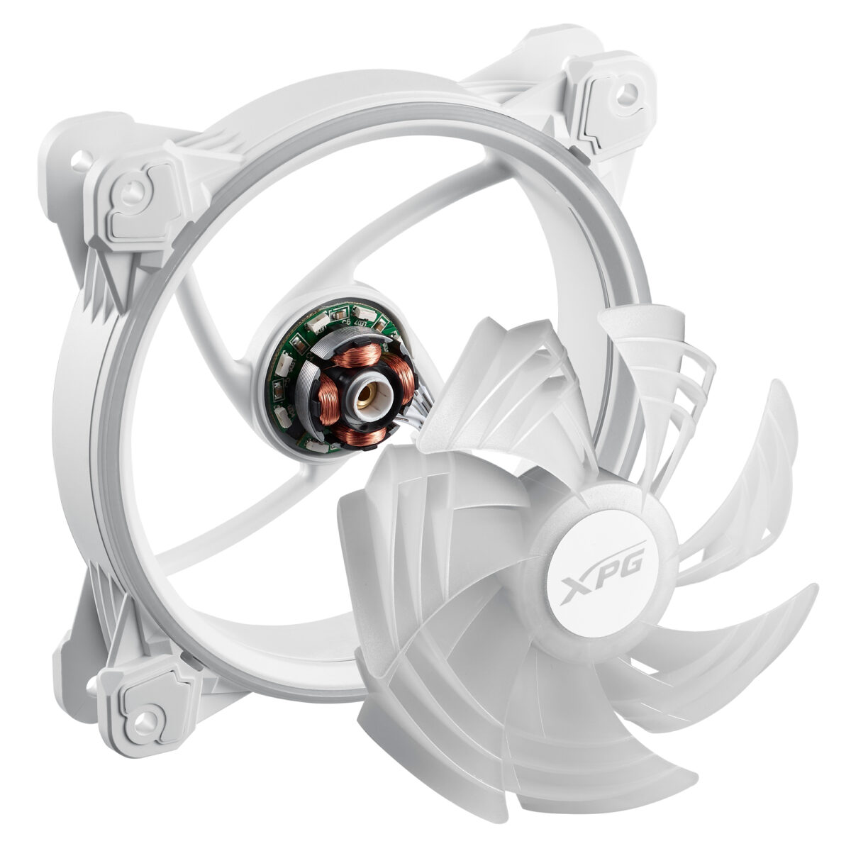 FAN XPG P/ GABINETE HURRICANE 120MM BLANCO ARGB - Imagen 3