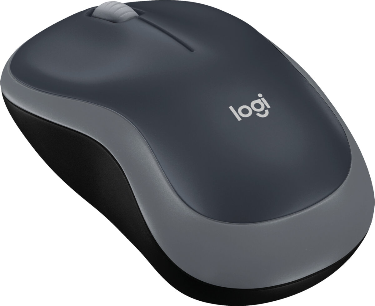 MOUSE LOGITECH M185 WIRELESS GREY - Imagen 2