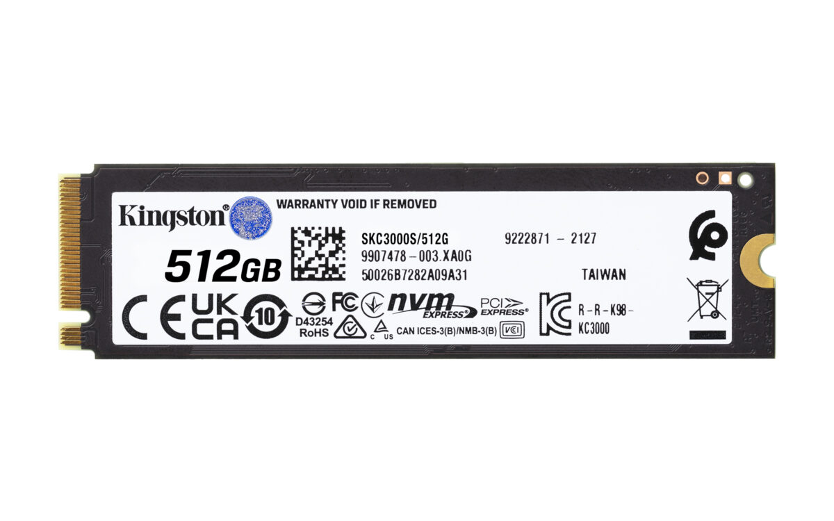 SSD M.2 NVME 512GB G4 KINGSTON KC3000 - Imagen 2