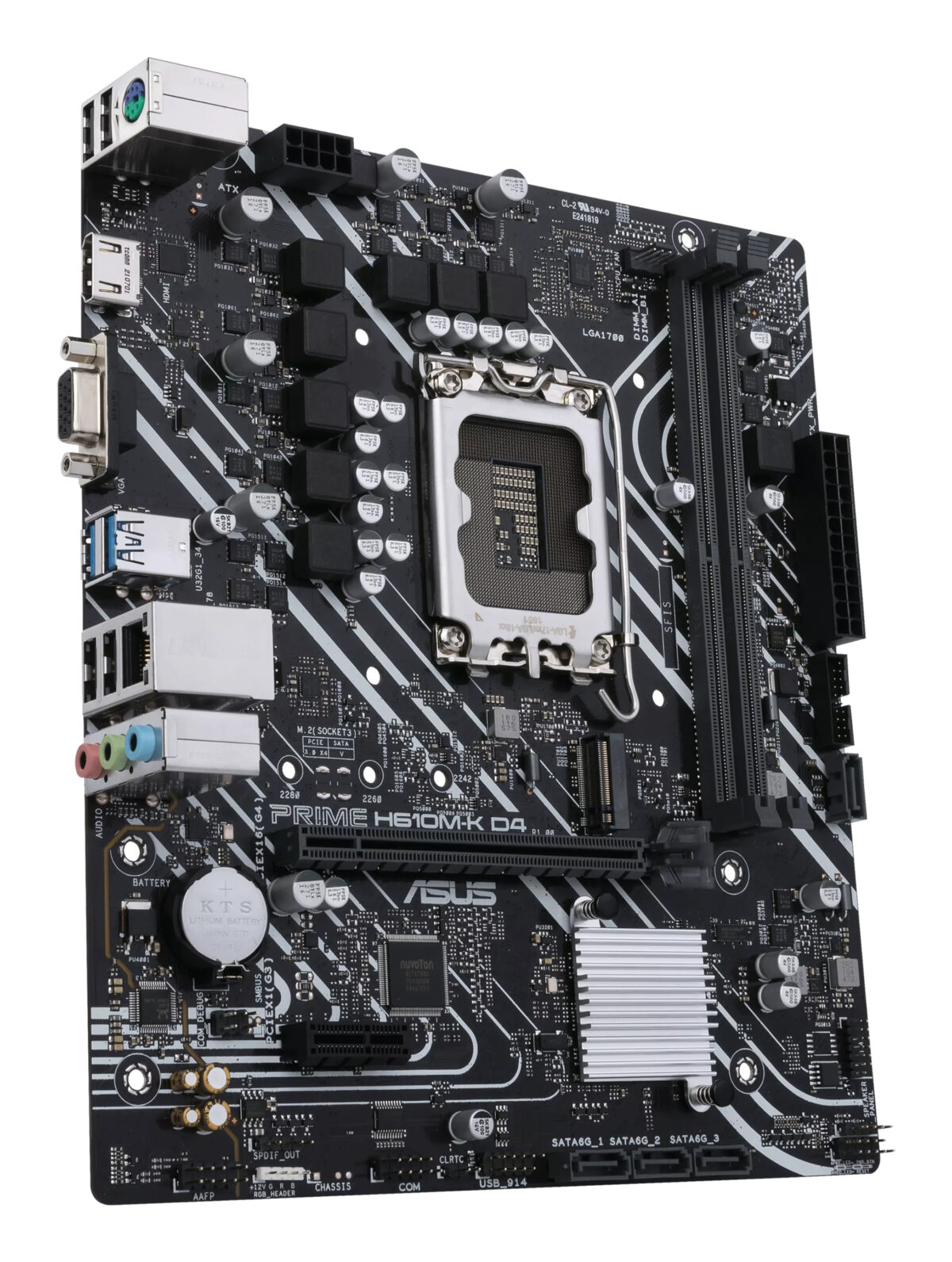 MB ASUS S1700 PRIME H610M-K D4 DDR4 BOX M-ATX - Imagen 4