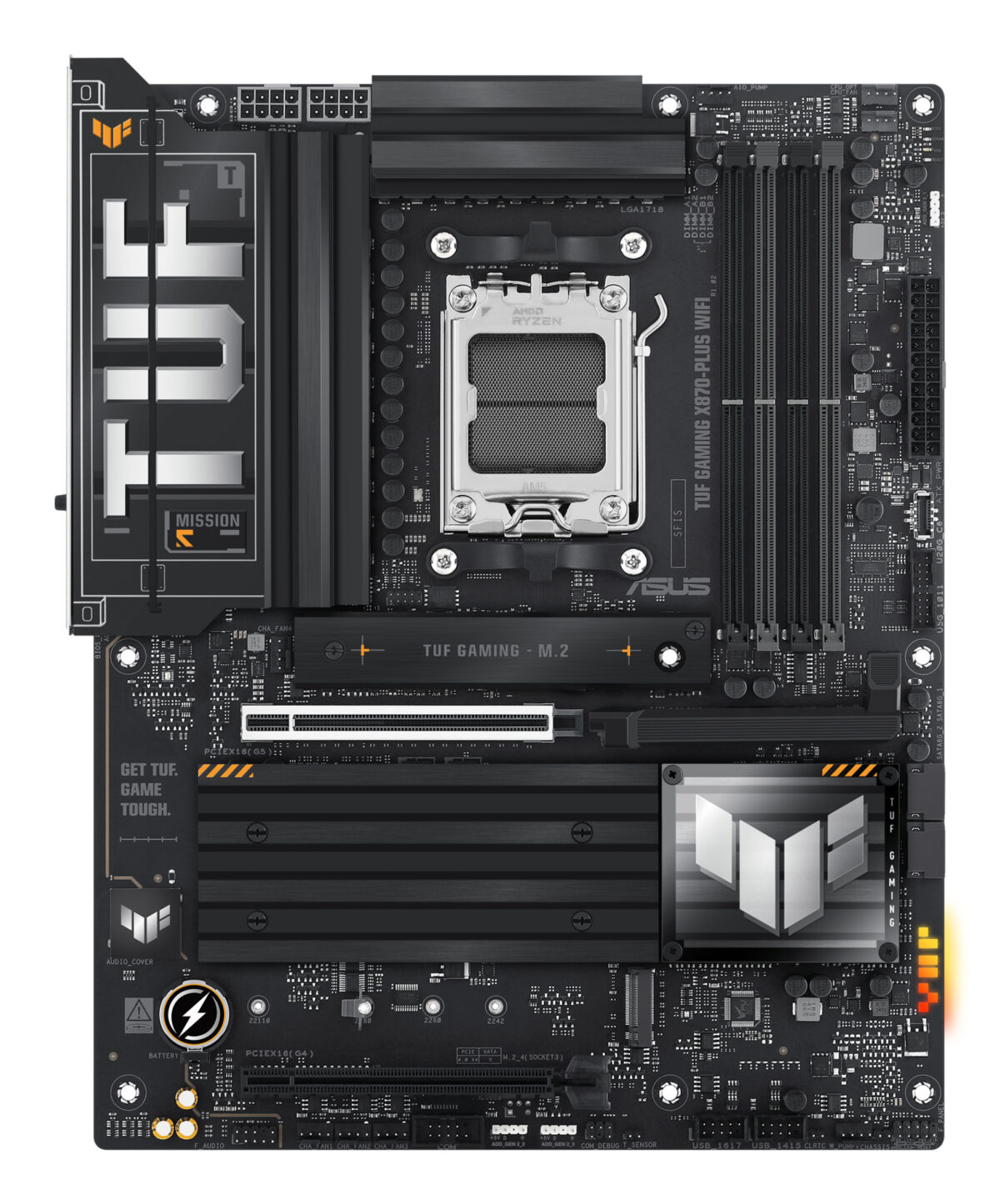MB ASUS AM5 TUF GAMING X870-PLUS WIFI DDR5 BOX ATX - Imagen 2