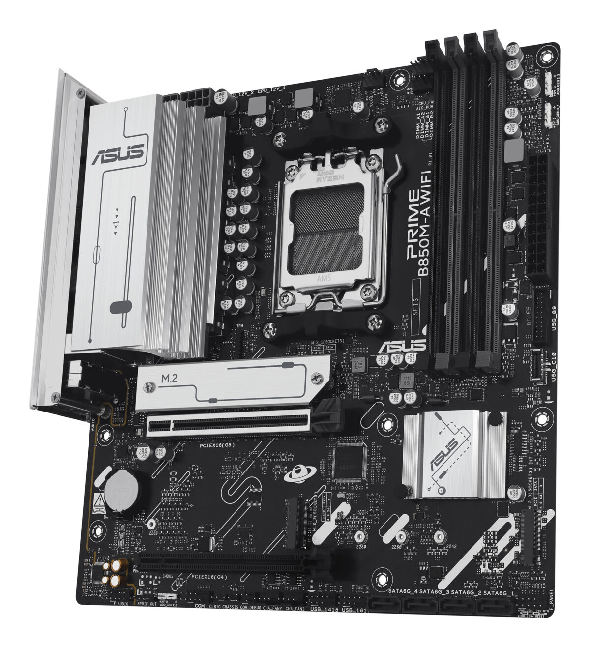 MB ASUS AM5 PRIME B850M-A WIFI DDR5 BOX - Imagen 6
