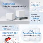 SISTEMA MESH MERCUSYS HALO H30(2-PACK) AC1200 - Imagen 3