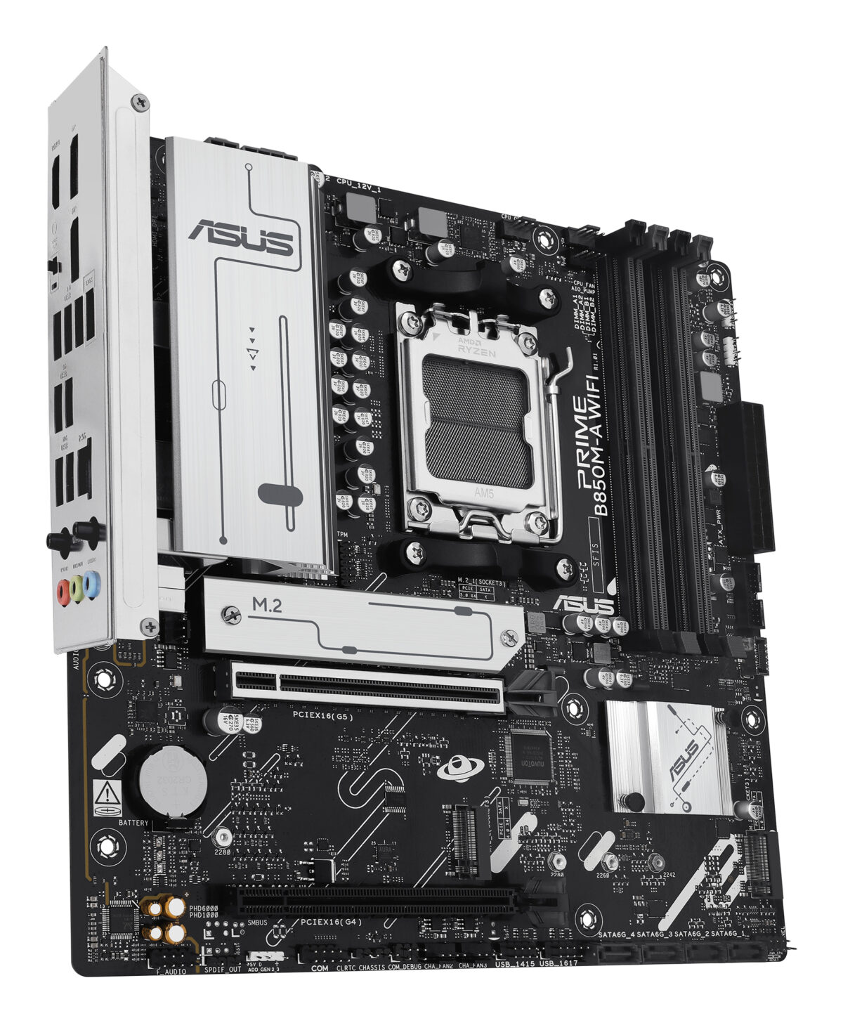 MB ASUS AM5 PRIME B850M-A WIFI DDR5 BOX - Imagen 5