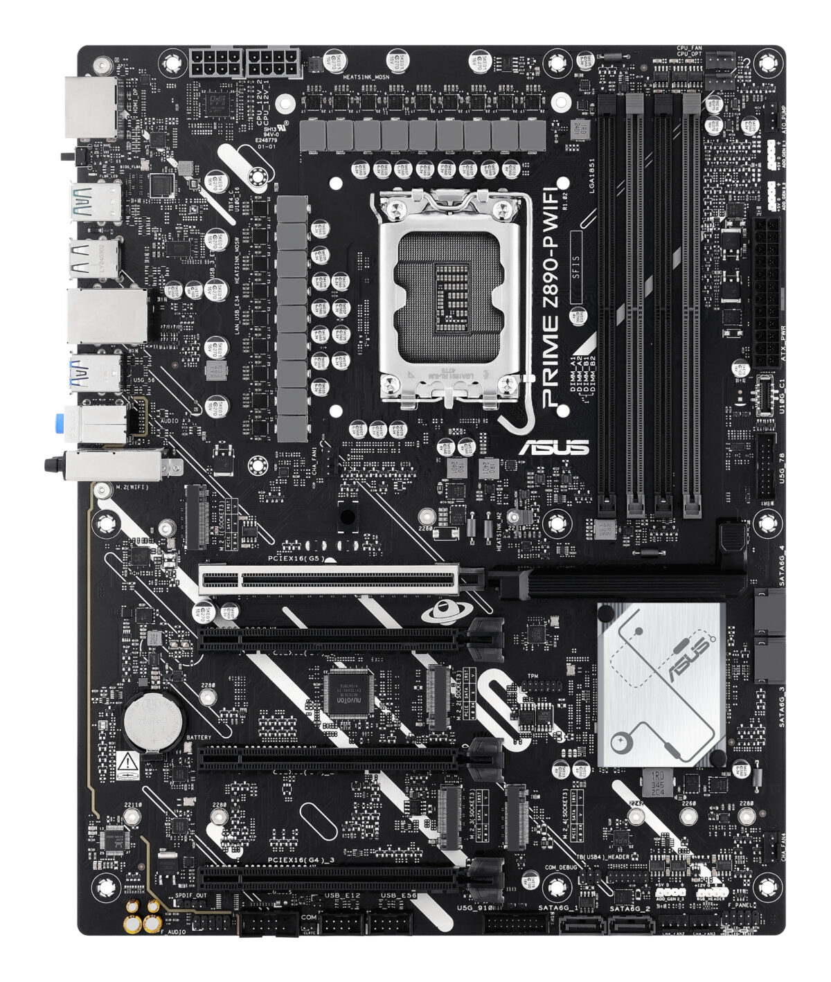 MB ASUS S1851 PRIME Z890-P WIFI DDR5 BOX ATX - Imagen 2