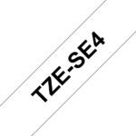 CINTA P/ROTU BROTHER TZESE4 18MM VOID NEGRO/BLANCO - Imagen 3