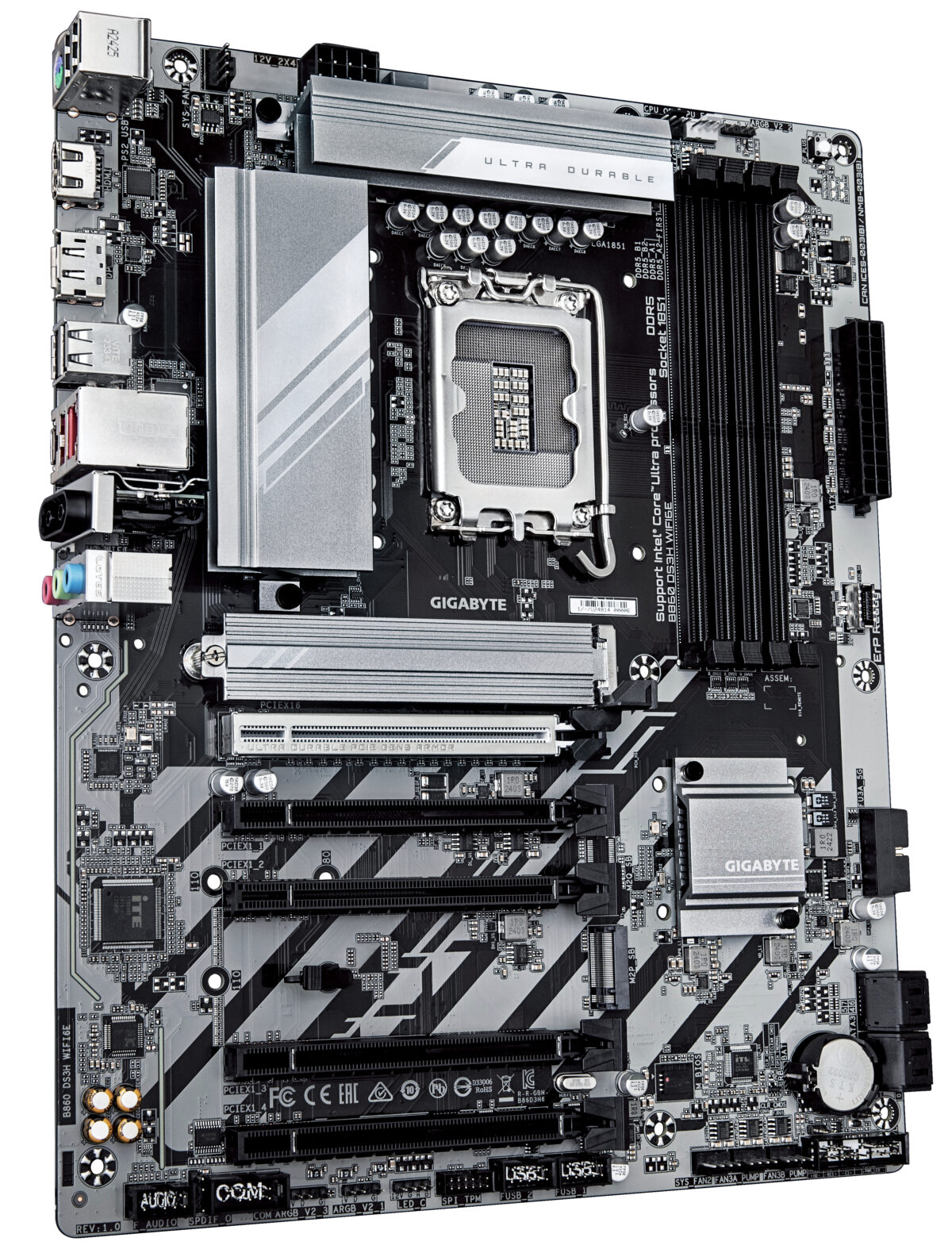 MB GIGABYTE S1851 B860 DS3H WIFI6E DDR5 BOX ATX - Imagen 3