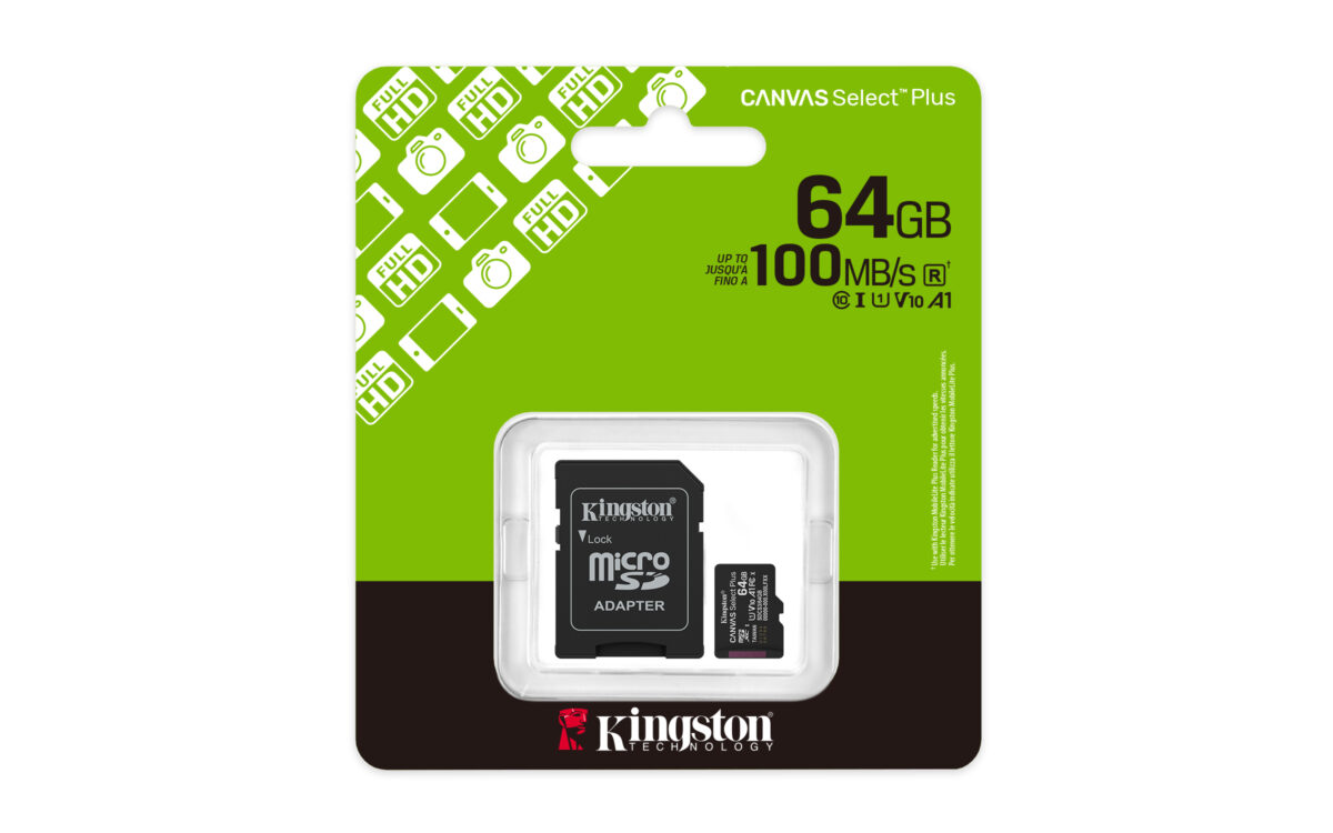 MICRO SD 64GB C10 KINGSTON CANVAS SELECT PLUS G3 - Imagen 5