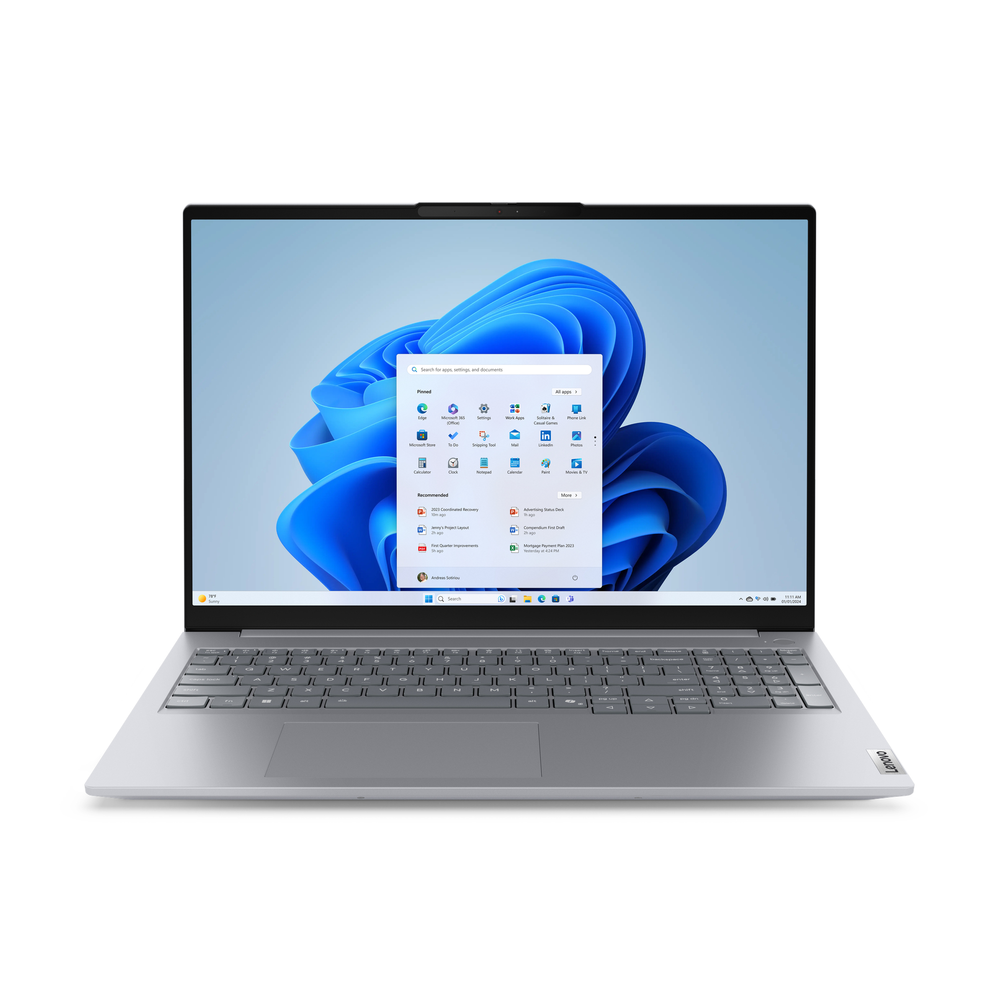 3b9ab2660eaf5129af1ced8f31491563532c82f5 NB LENOVO 16 TBOOK U5-225U 8G SSD512 GTIA 1PS - Imagen 1