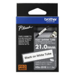 CINTA P/ROTU TERMOC BROTHER 21MM BLANCO/NEGRO - Imagen 2