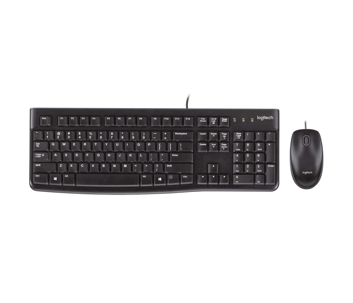 TEC+MOUSE LOGITECH MK120 USB BLACK LATINO - Imagen 2
