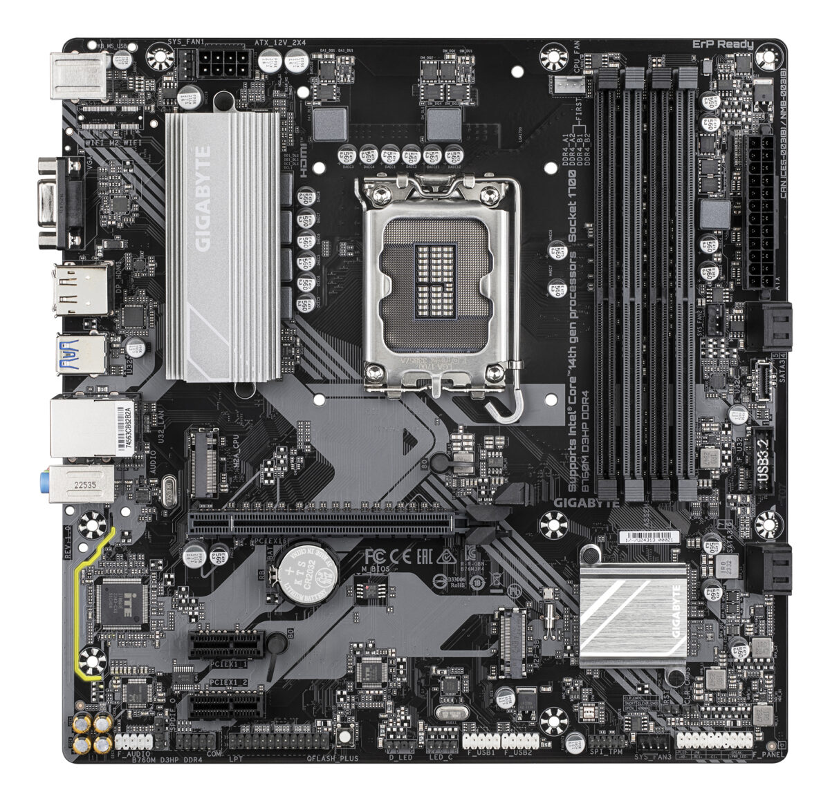 MB GIGABYTE S1700 B760M D3HP DDR4 BOX M-ATX - Imagen 2