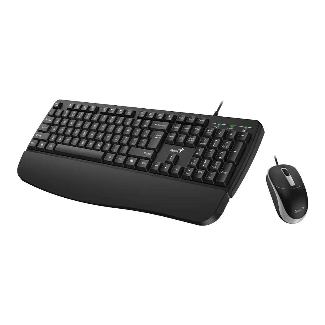74cf56d7945302bbcc47a52a26e72471 TEC+MOUSE GENIUS KM-123 USB BLACK - Imagen 1