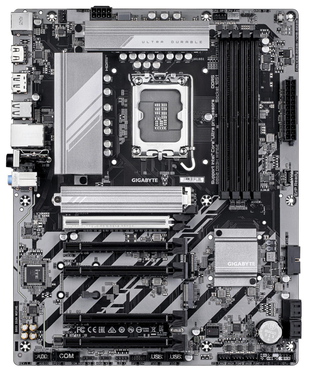 MB GIGABYTE S1851 B860 DS3H WIFI6E DDR5 BOX ATX - Imagen 2