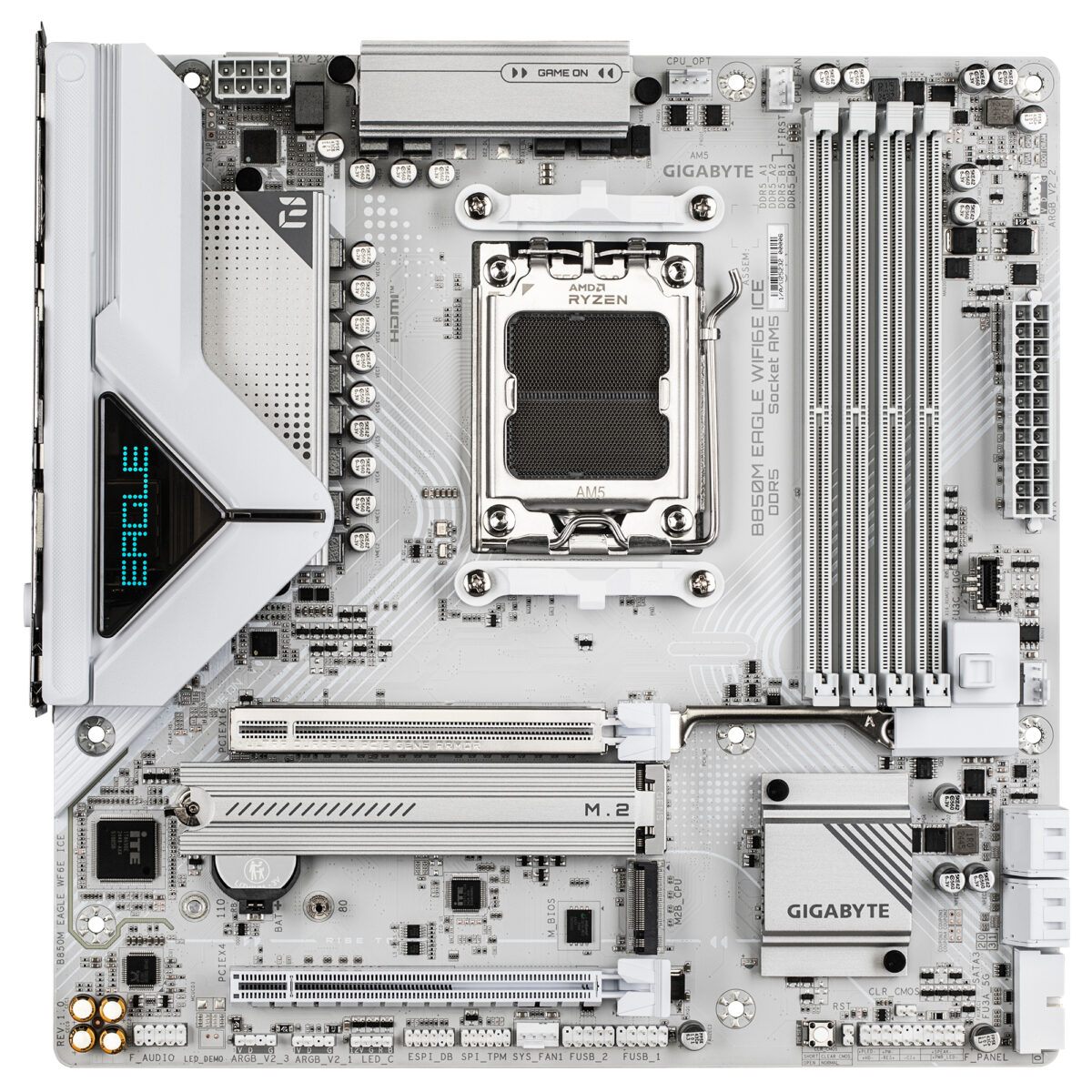 MB GIGABYTE AM5 B850M EAGLE WIFI6E ICE DDR5 BOX - Imagen 2