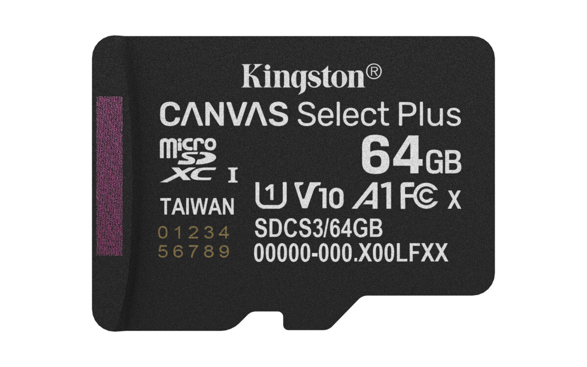 MICRO SD 64GB C10 KINGSTON CANVAS SELECT PLUS G3 - Imagen 3