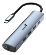 HUB GENIUS UH-545 USB-C A USB-CX1/USB-A X3/RJ45X1 - Imagen 2