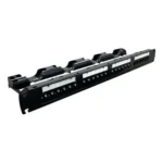 PATCHPANEL FURUKAWA 24P CAT.6 MULTILAN NEGRO - Imagen 2