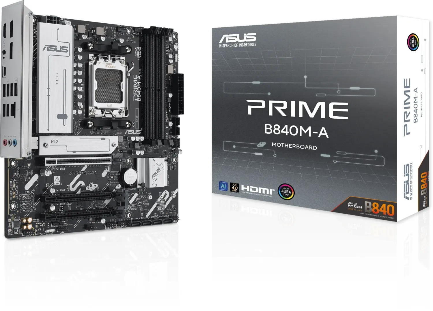 PRIME-B840M-A-l8 MB ASUS AM5 PRIME B840M-A DDR5 BOX - Imagen 1