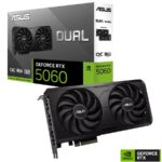 VGA 8GB RTX 5060 ASUS DUAL EVO OC GDDR7