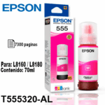 BOTELLA EPSON T555320-AL MAGENTA P/L8160/L8180 - Imagen 2