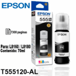 BOTELLA EPSON T555120-AL NEGRO FOTO P/L8160/L8180
