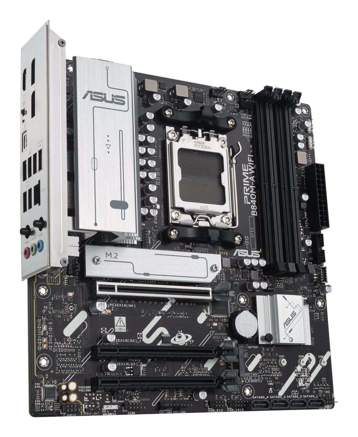 MB ASUS AM5 PRIME B840M-A WIFI DDR5 BOX M-ATX - Imagen 4